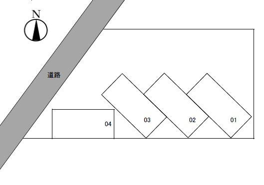 三輪ﾊﾟｰｸの駐車配置図