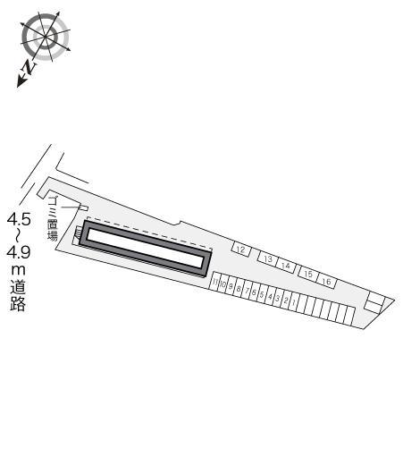 マンダリン　Ｍ＆Ｔ(18151)の駐車配置図