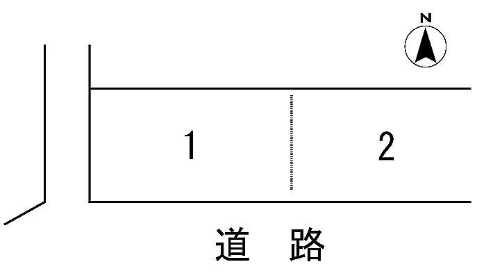 大平駐車場の駐車配置図