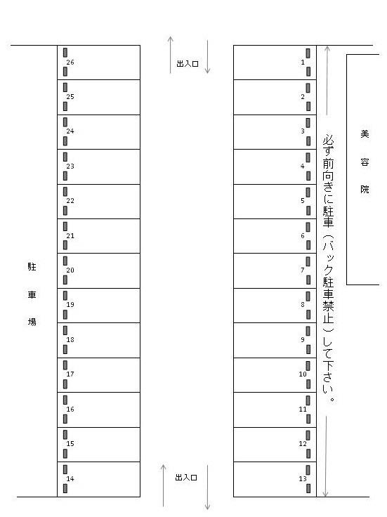 J-709の駐車配置図