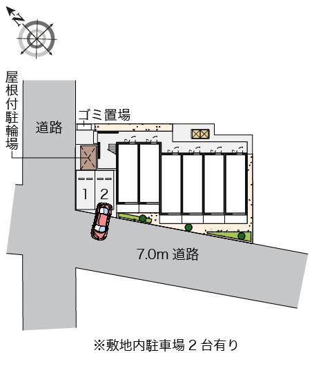 エクセルケンＳｉｘ(48188)の駐車配置図