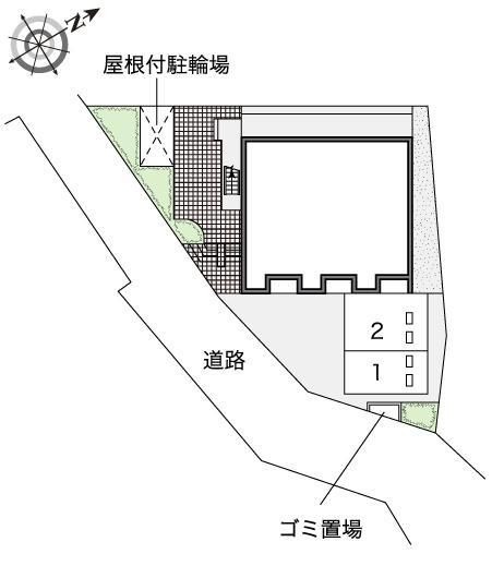 オーク豊中(52246)の駐車配置図