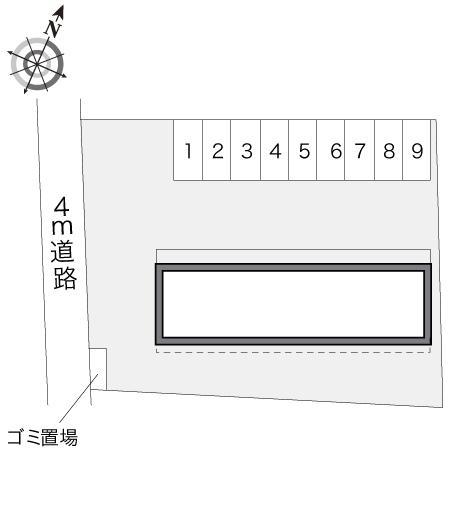 ビューフレア(11016)の駐車配置図