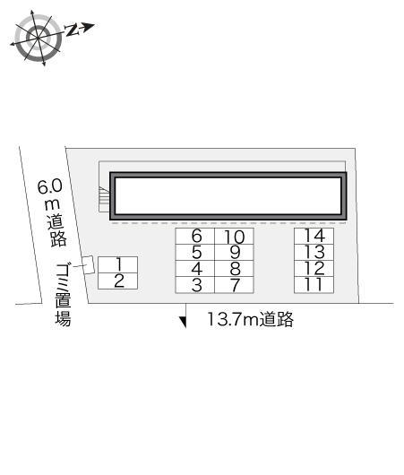 シープⅢ(20212)の駐車配置図