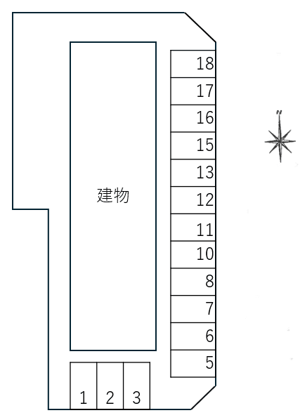 ＡＢＥＮＤの駐車配置図