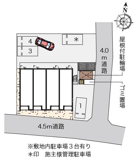 クレイノユートピア(56319)の駐車配置図