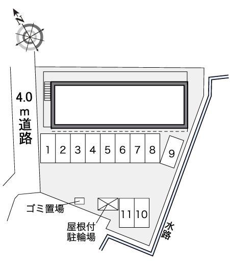 ワールド(40714)の駐車配置図