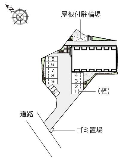 リヴェール(54741)の駐車配置図