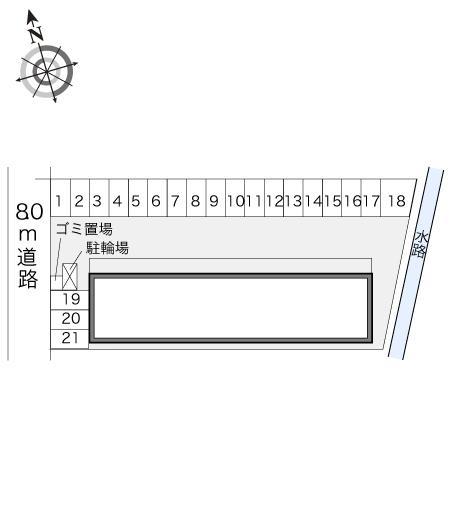 金倉(23779)の駐車配置図