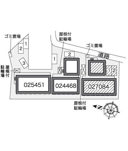 東高須(27084)の駐車配置図