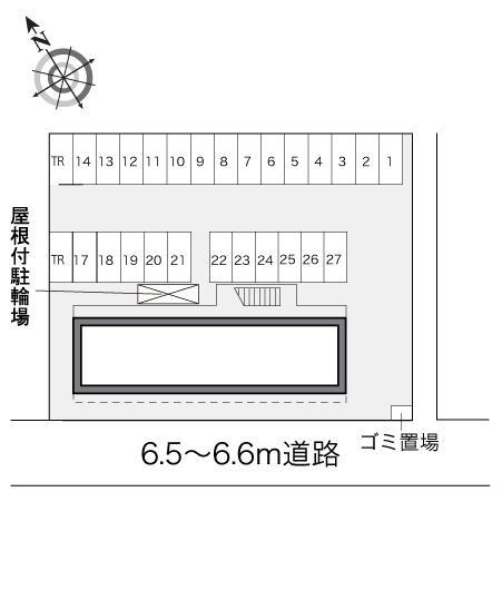 ウィンⅡ(18390)の駐車配置図