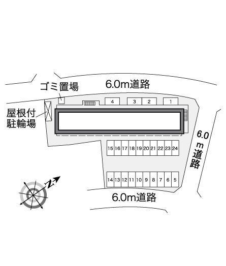 波岡(38372)の駐車配置図