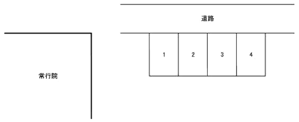 渋谷駐車場の駐車配置図