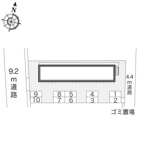 ＹＯＵⅡ(17274)の駐車配置図