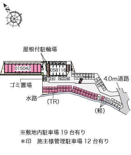 ふかしの(15042)の駐車配置図
