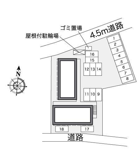 アルモニー(35228)の駐車配置図
