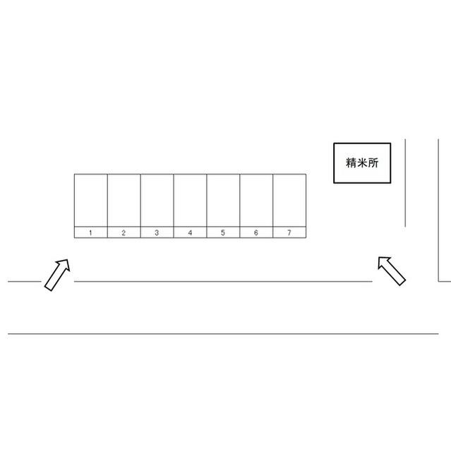 六斗蒔駐車場の駐車配置図