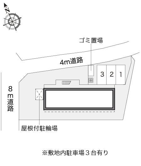 パルティール(16615)の駐車配置図