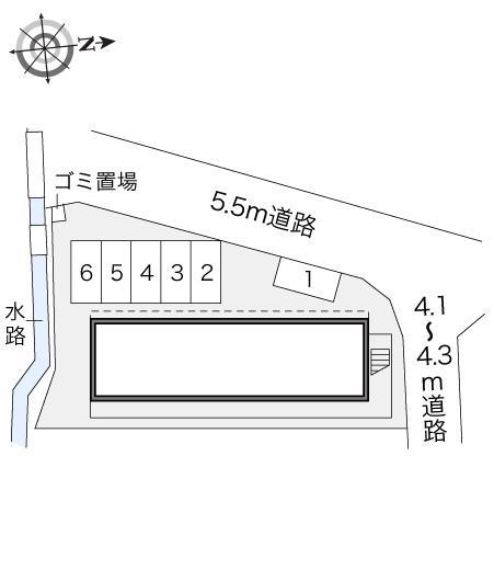 サニーコート(18605)の駐車配置図