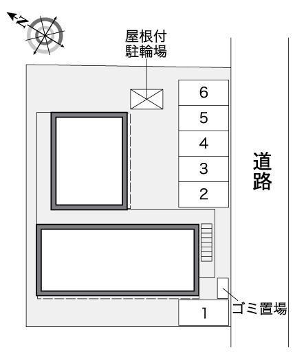 カーサ藻岩(26935)の駐車配置図