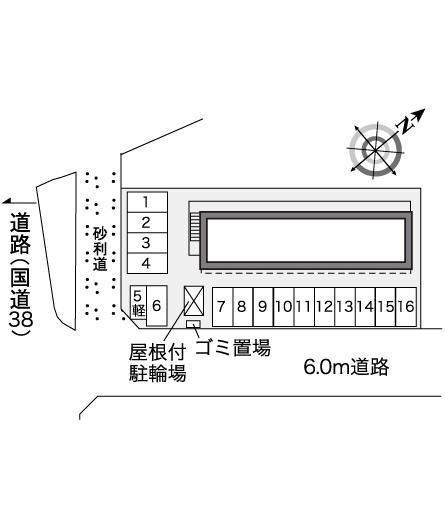 鳥取分岐(35004)の駐車配置図