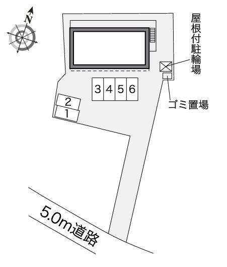 ソレーユⅡ(41220)の駐車配置図