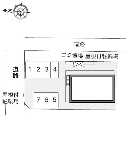 翔賢(34204)の駐車配置図