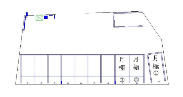 比叡山坂本駅前第２の駐車配置図
