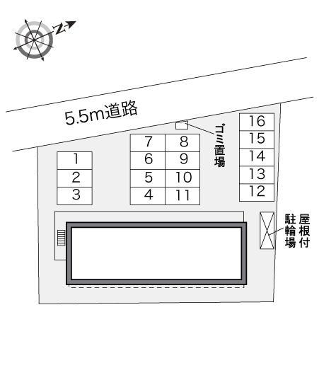 ＴＡＮＧＡＲＹＯ(27884)の駐車配置図