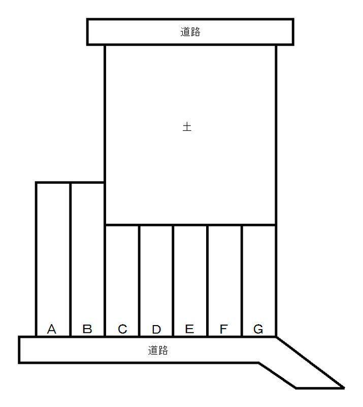 栄町３丁目駐車場の駐車配置図
