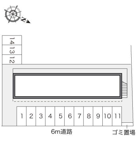 Ｋ’ｓ(16712)の駐車配置図