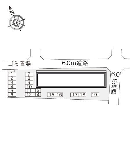 柳原(22833)の駐車配置図