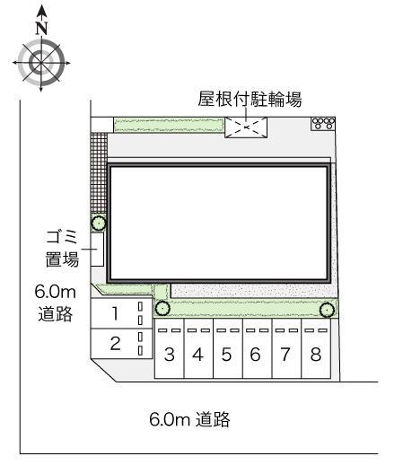 ＣＯＵＲＴ(46793)の駐車配置図