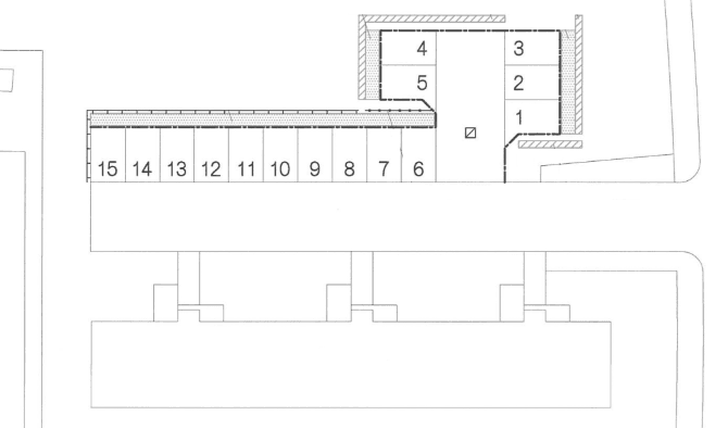 黒松_Ｉ地区の駐車配置図