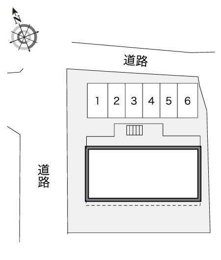 ピースフル(41771)の駐車配置図