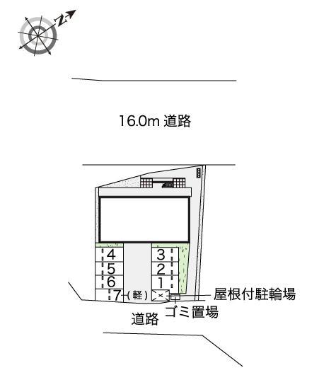 レークサイドナカノ(46982)の駐車配置図