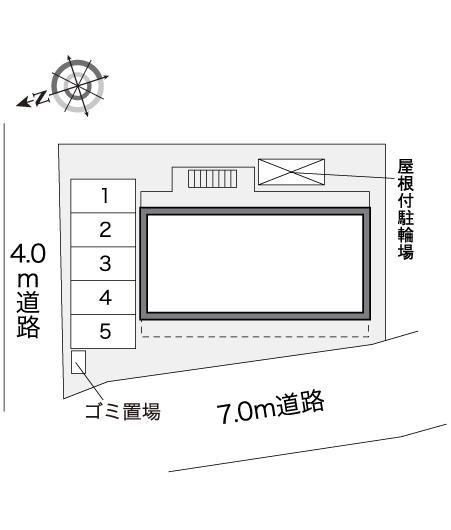 ゴールドファイブ(32171)の駐車配置図