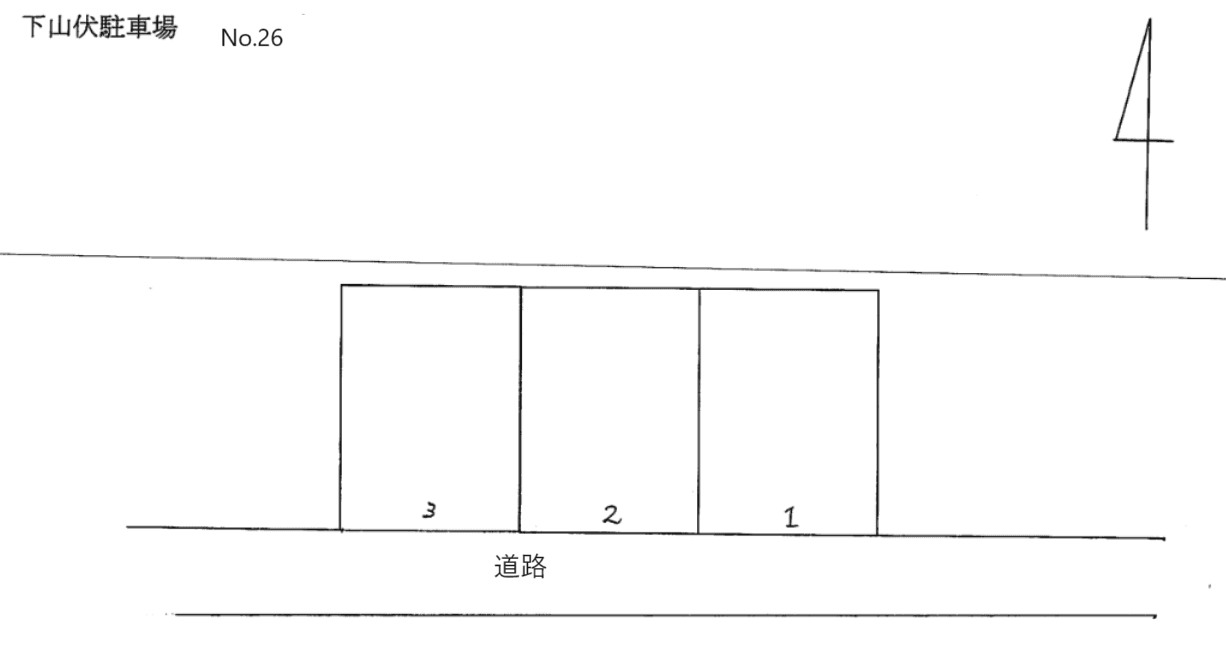 大口-26の駐車配置図
