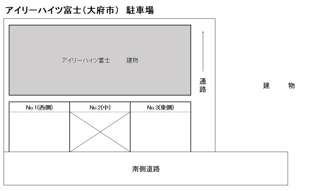 アイリーハイツ富士の駐車配置図