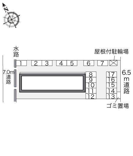 石瀬(23981)の駐車配置図