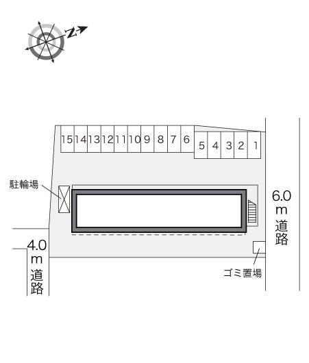 サニーハウスうるま(24367)の駐車配置図