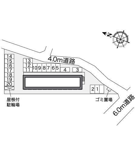 アルム(25507)の駐車配置図