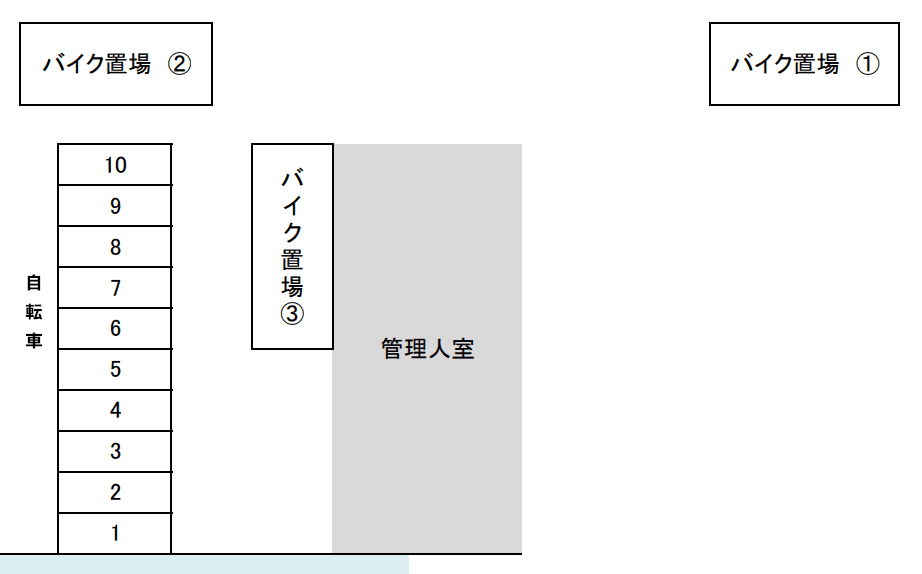 リヴシティ横濱浅間台の駐車配置図