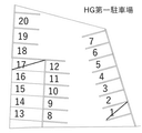 HG第一駐車場の駐車場