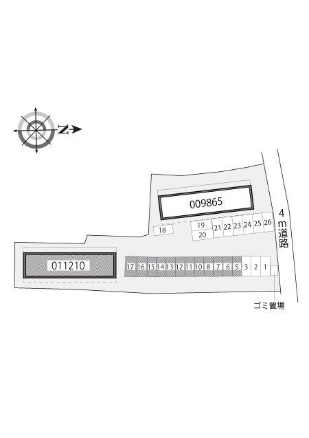 ルピナス・Ⅱ(11210)の駐車配置図