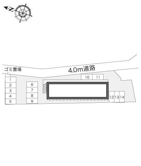 大仁(18535)の駐車配置図