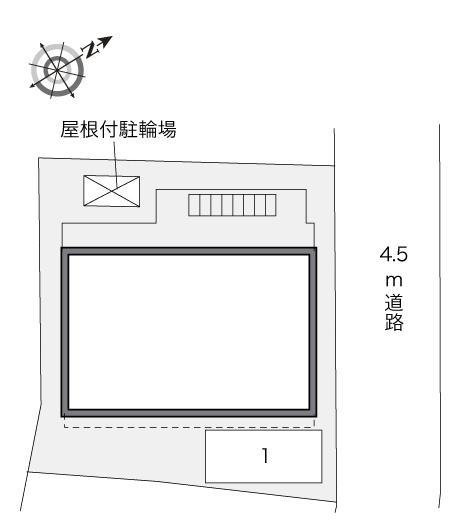 セドル　ブランシュⅡ(31766)の駐車配置図