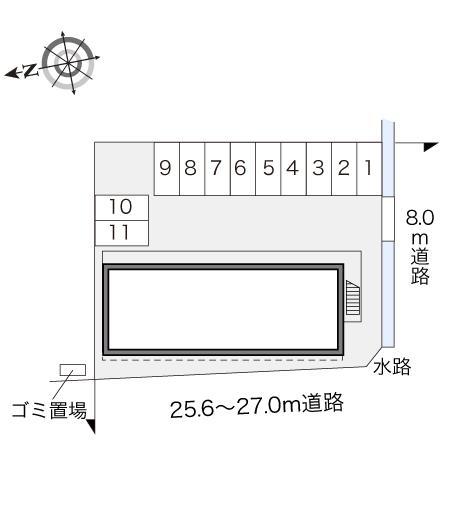 サンミッシェル(22384)の駐車配置図