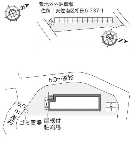 シナジー(32957)の駐車配置図