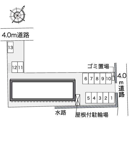 セカンドハウスＴＫＭ(40006)の駐車配置図
